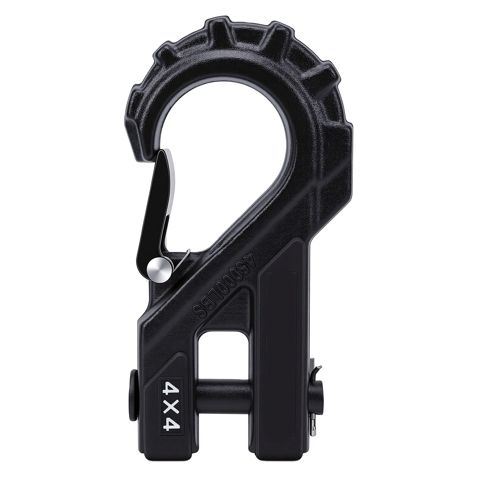 Fabater Gancio in Acciaio Legato Forgiato, Clevis Slip Hook Pesante con Fermo di Sicurezza for Camion, Rimorchio, ATV, UTV,