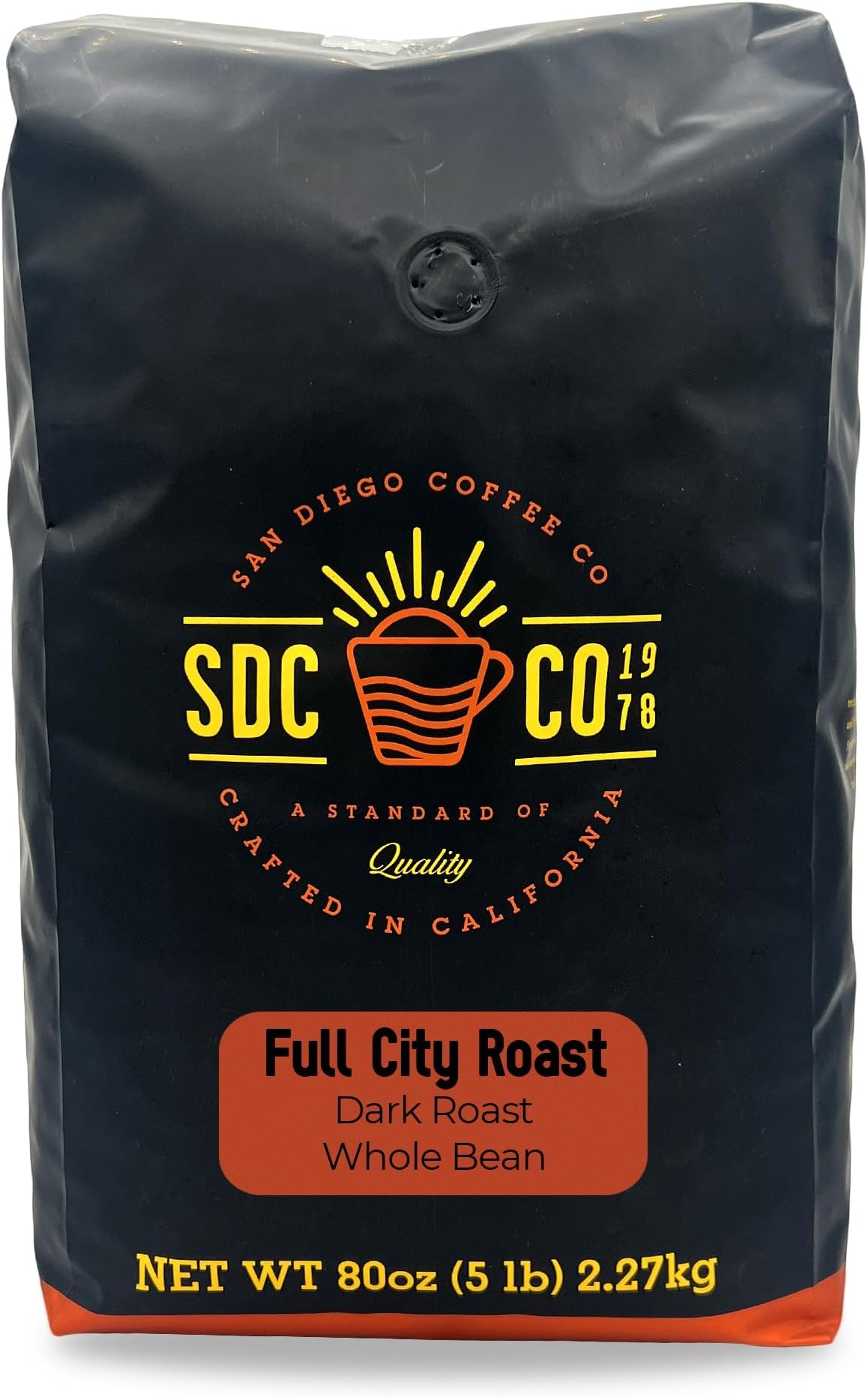 Full City Roast, Dark Roast, Whole Bean Coffee, 5-Pound Bag Café en grano tostado