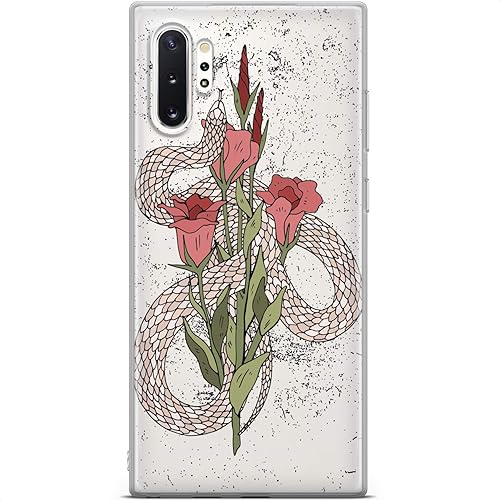 Miniatura 22 de Mertak Funda compatible con Samsung Galaxy S25 Ultra S24 S23 FE 5G S22 Plus S21 S20 S10+ Acuarela Flexible Ligero Muertes Cabeza Polilla Protectora