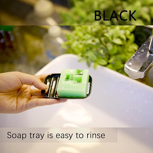 Miniatura 5 de Paquete de 1 contenedor de viaje de jabón, estuche portátil para jabón, caja de jabón a prueba de fugas, plato ahorrador de jabón con tapa, soporte