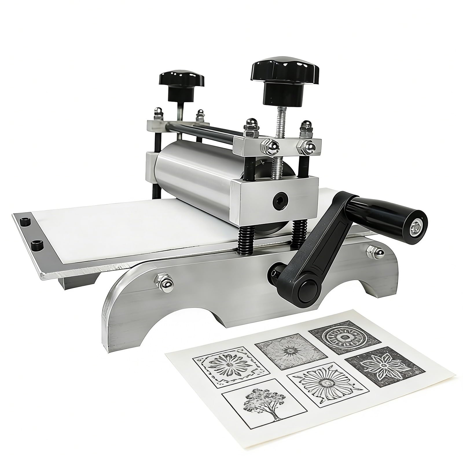 Gravure monochrome sur plaque de cuivre avec la machine à graver