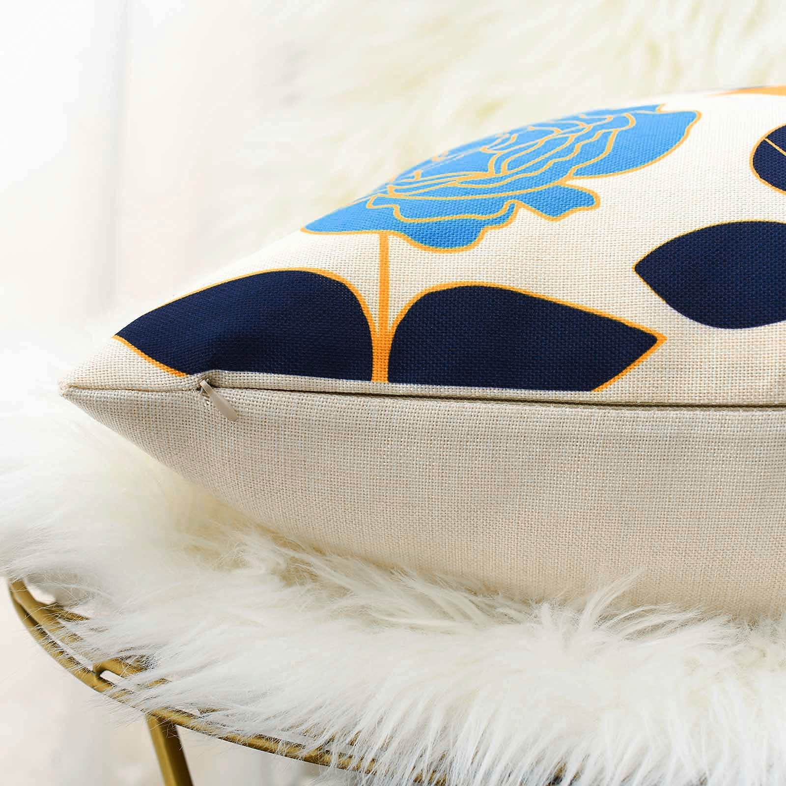 Wyooxoo Juego De 4 Fundas De Almohada Decorativas De 12 X 20