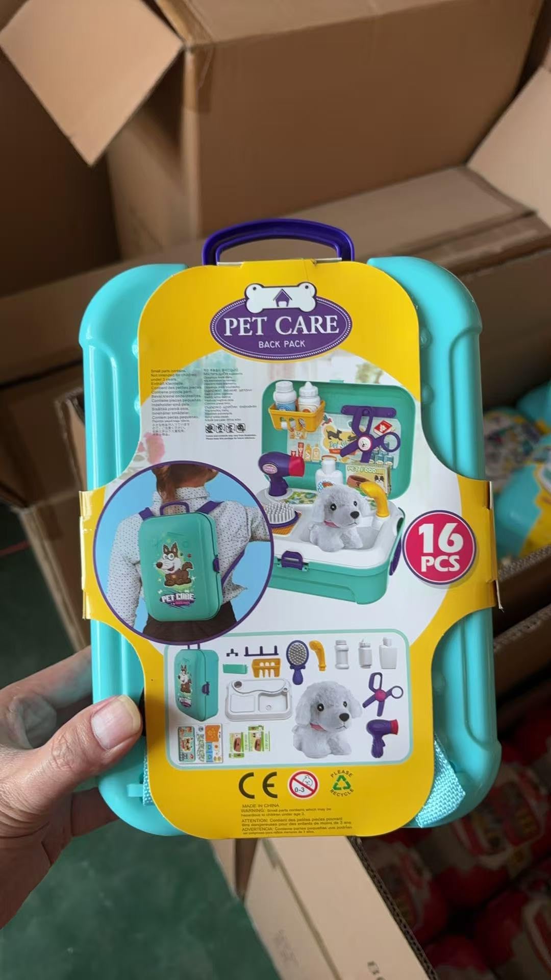 Serena&Jewel Pet Care Play Set Kit for Kids with16 Pcs - Image 2