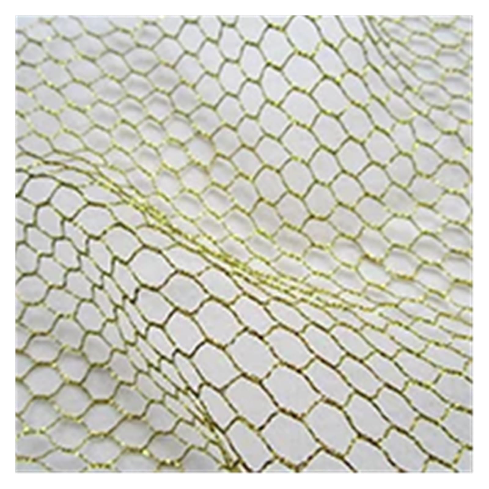 Stretch Mesh Fabric Multicolor 90cmx150cm Wedding Backdrop(Gold)