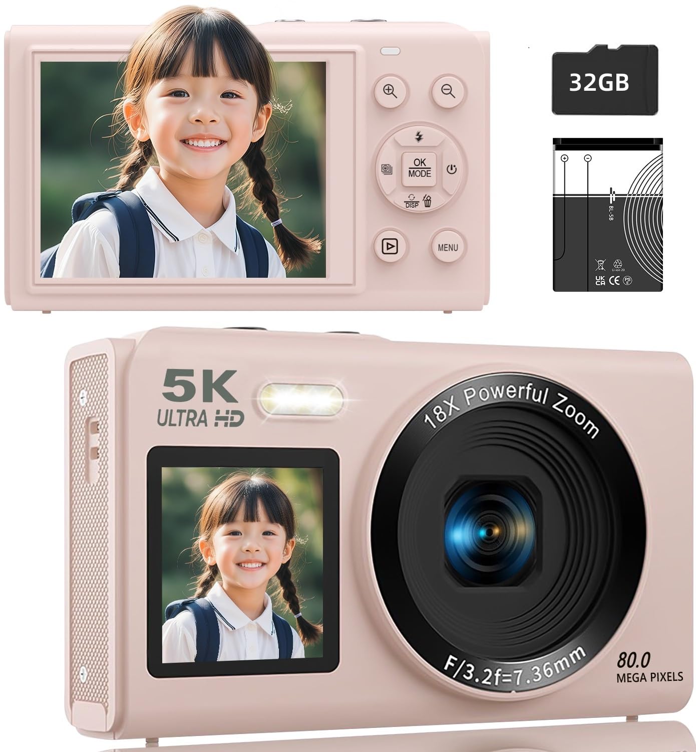 Amazon.co.jp: デジカメ5K スマホに送れる デジタルカメラ WIFI転送