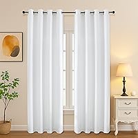 Vista 66 de Simplebrand Juego de 2 paneles de cenefa aguamarina para ventana de cocina de 14 pulgadas de largo, cortinas de oscurecimiento de habitación