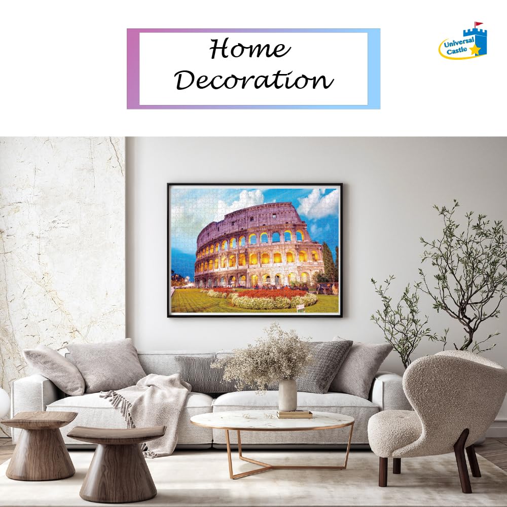Puzzle Universal Castle 1000 Pièces – Panorama Conte De Fées, 68,6x50,8 Cm, Carton épais, Cadeau Luxe, Niveau 7,5/10