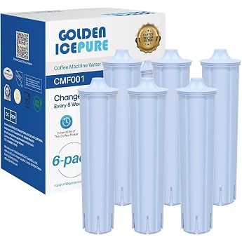 GOLDEN ICEPURE Kaffeemaschinen-Wasserfilter-Ersatz f&uuml;r Jura Blue Filterpatrone, kompatibel mit ENA&reg;, T&Uuml;V S&Uuml;D NSF Zertifiziert