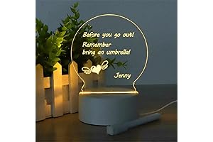 Personalized DIY Writeable Message Acrylic Night Light