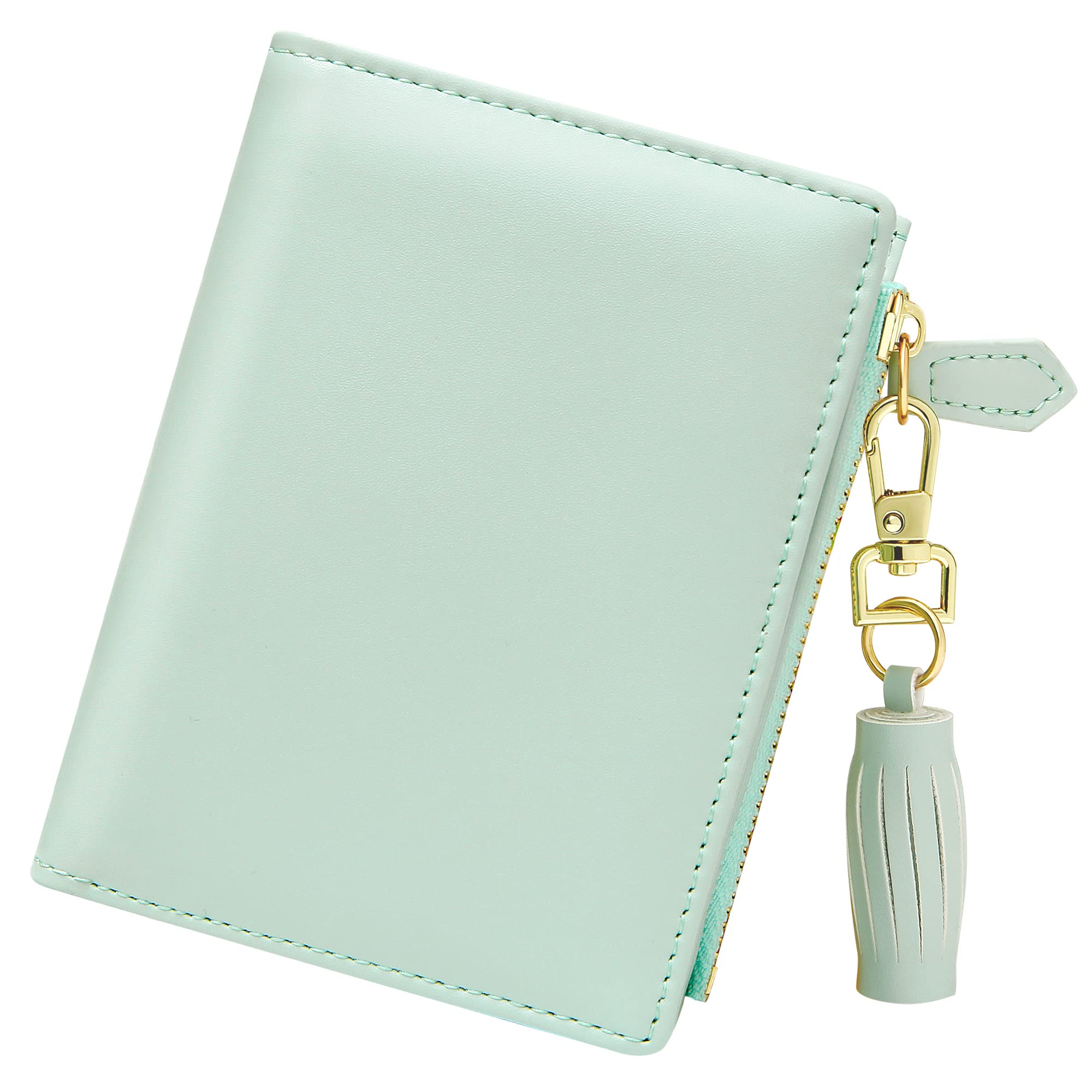 GEEAD Small Wallets for Women Bifold Slim Coin Purse Zipper ID Card Holder…