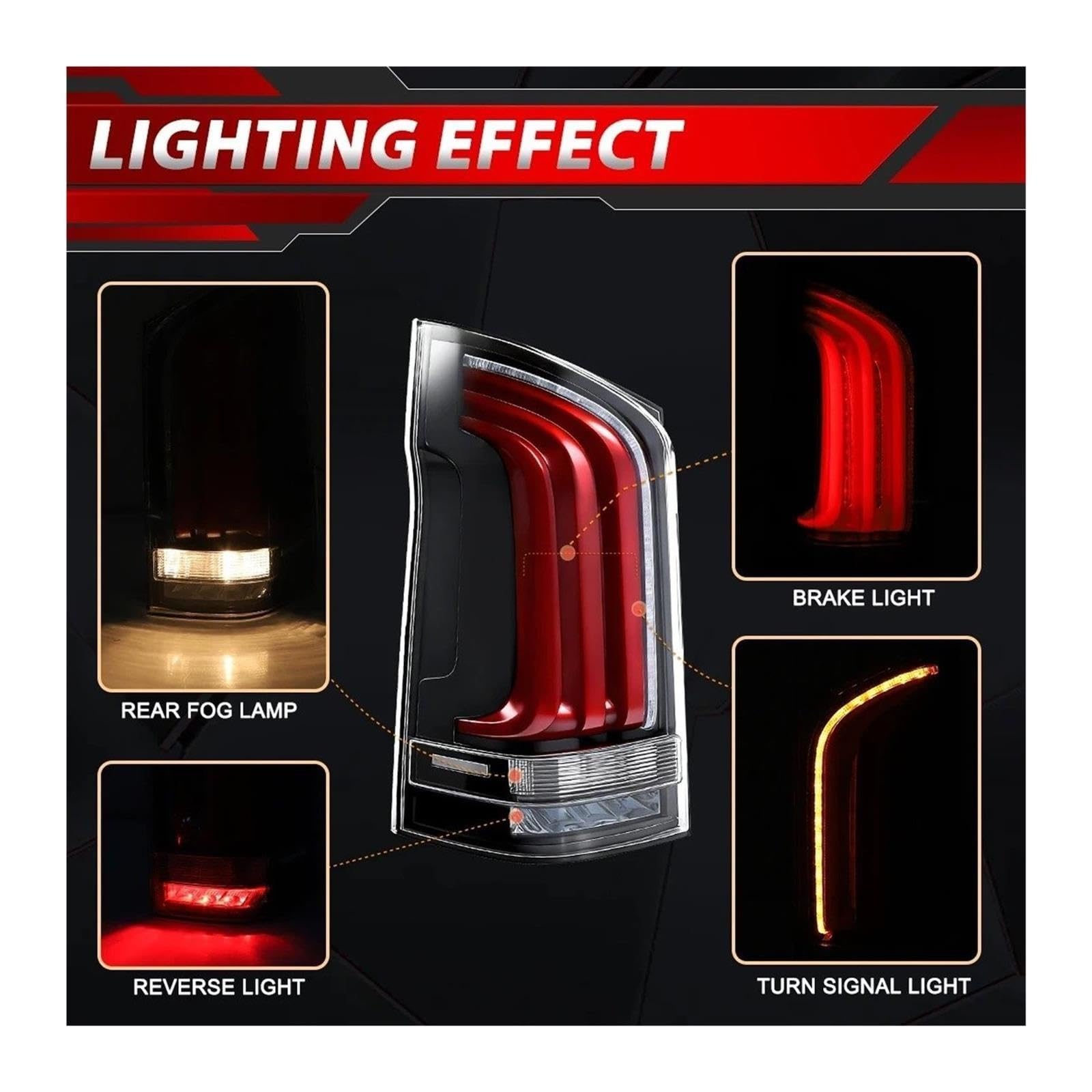 Luz Trasera Parada Para Benz para Vito W447 2015-2023