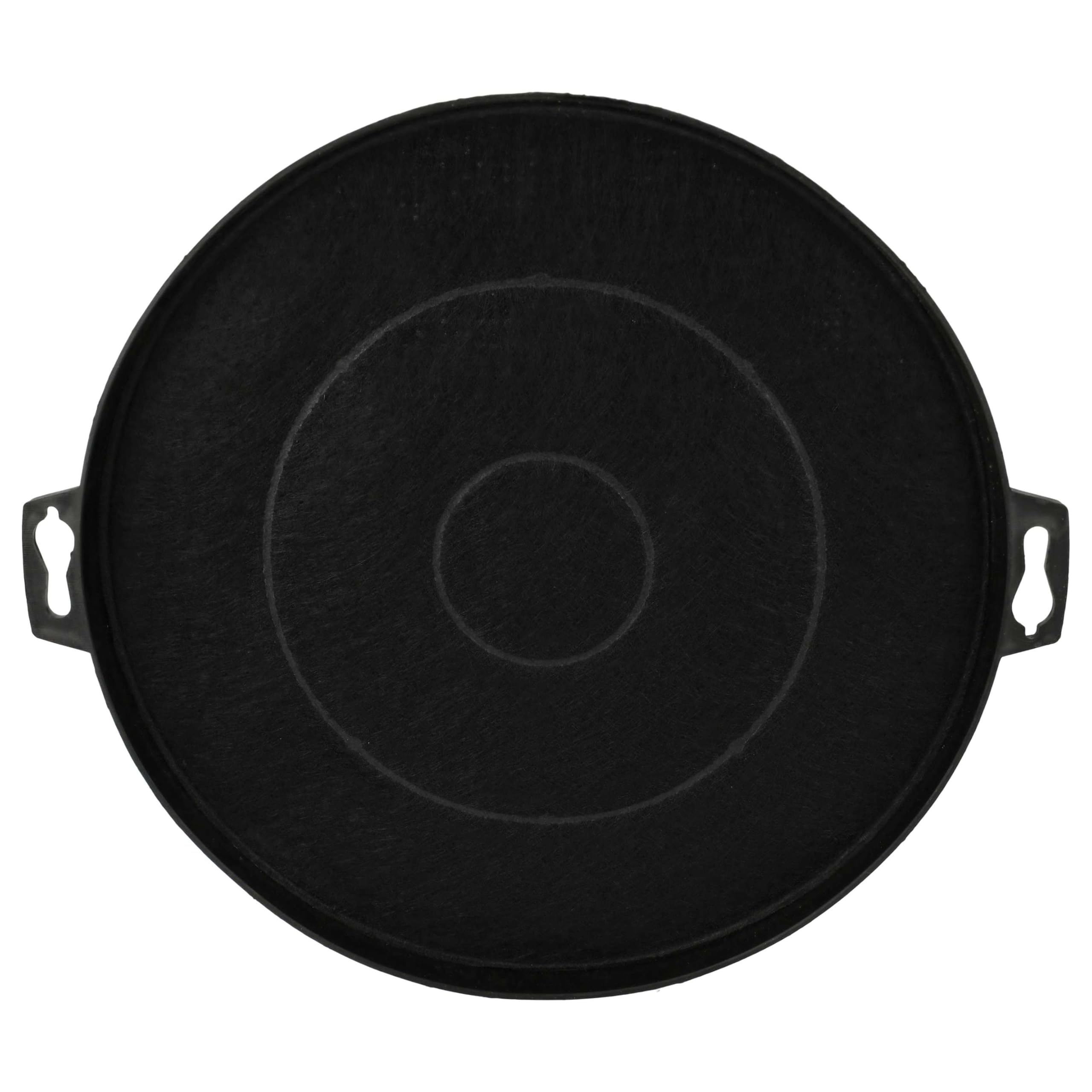 vhbw 10x filtro de carbón activado compatible con Baumatik TON6.1, STD6SS, STD6CSS, STD62, STD61W, STD61SS, STD61B, STD6.2 campanas cocina - 21 cm