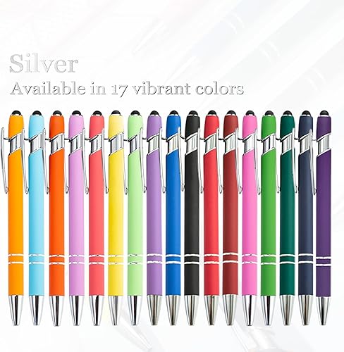 Miniatura 3 de Hasta 480 bolígrafos personalizados a granel, nombre impreso metálico personalizado con tinta negra, bolígrafos personalizados a granel con lápiz