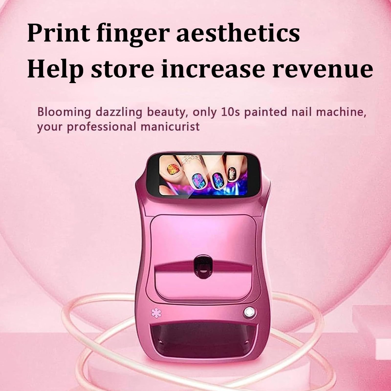 Automatyczna Drukarka Do Zdobienia Paznokci DIY, 3D Cyfrowa Inteligentna Drukarka Do Paznokci, Zestaw Do Manicure, Narzędzia Do Drukowania Zdjęć Paznokci