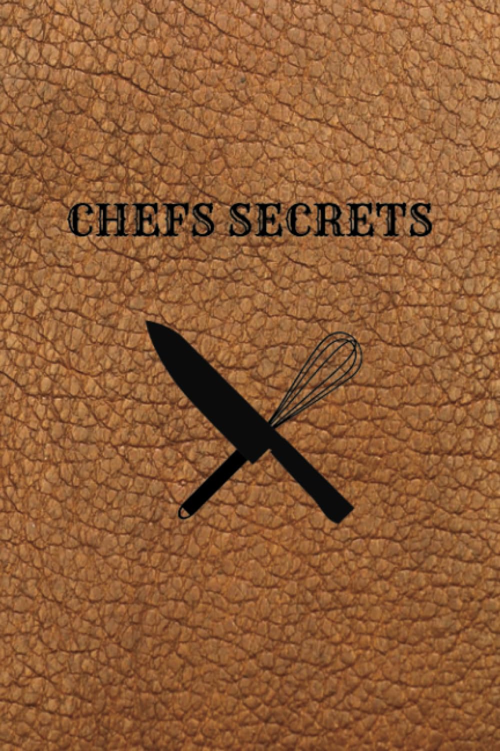 Chefs Secrets, recipe journal and planner, unique chef gift for men, woman, foodies