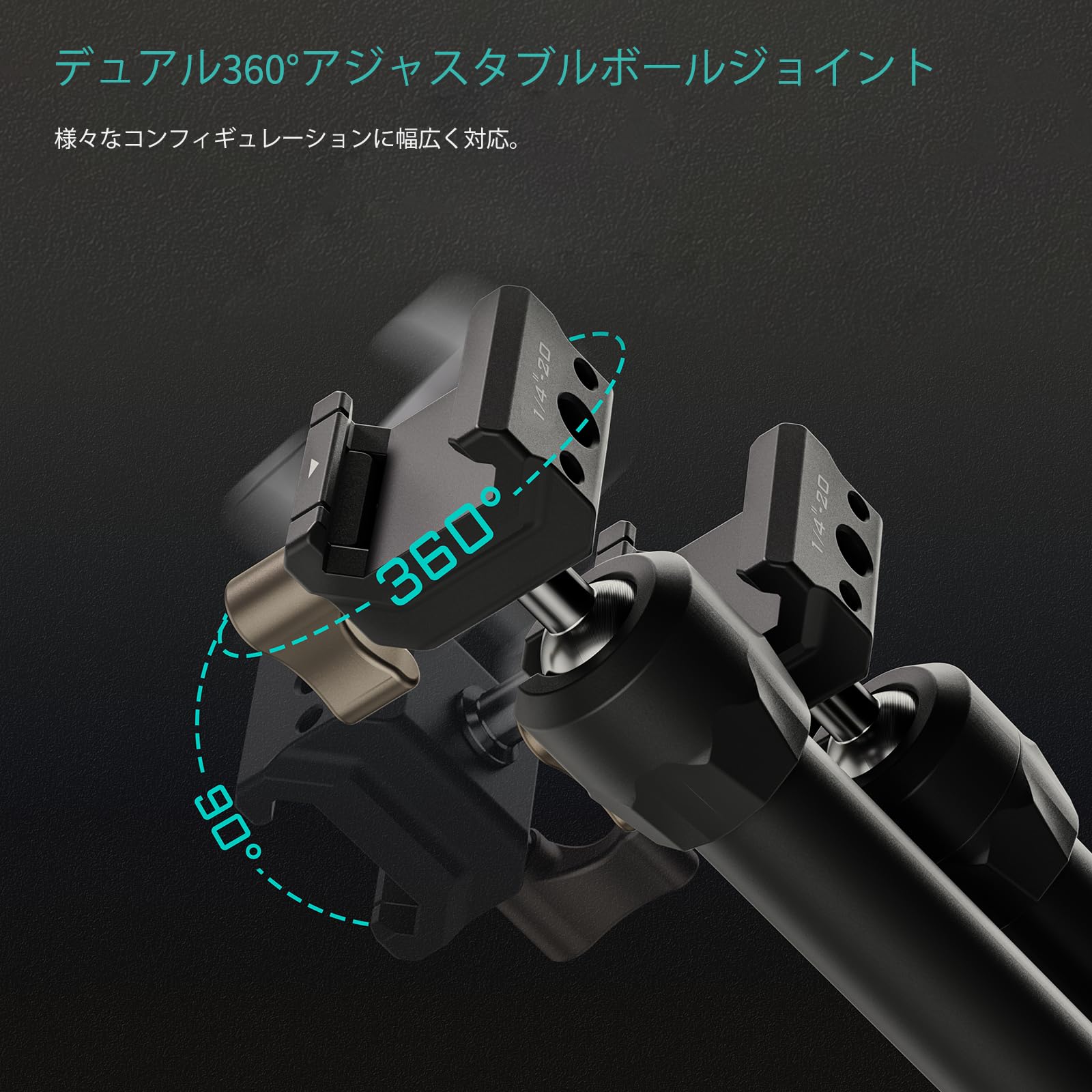 モニターアーム ブラック アーティキュレーティング Amazon | TILTA Pro アーティキュレーティングアーム、位置決め