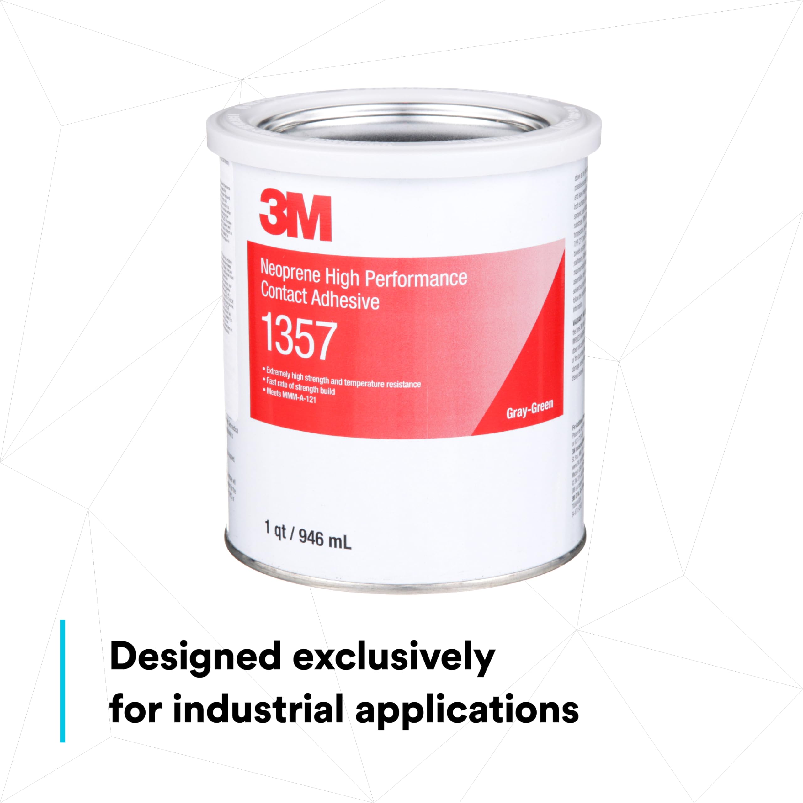 3M Neoprene Adhesive 1357 - 1 Gallon -6