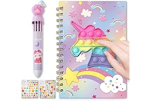Heliar Pop Diary Journal: Perfect Fidget Companion for Creative Kids