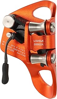 WUYANJUN Bloqueador de Escalada en Roca, Pinzas de Agarre de Cuerda autobloqueantes, Dispositivo de protección contra caídas Ultraligero, Utilizado para Escalada y Rescate en Exteriores