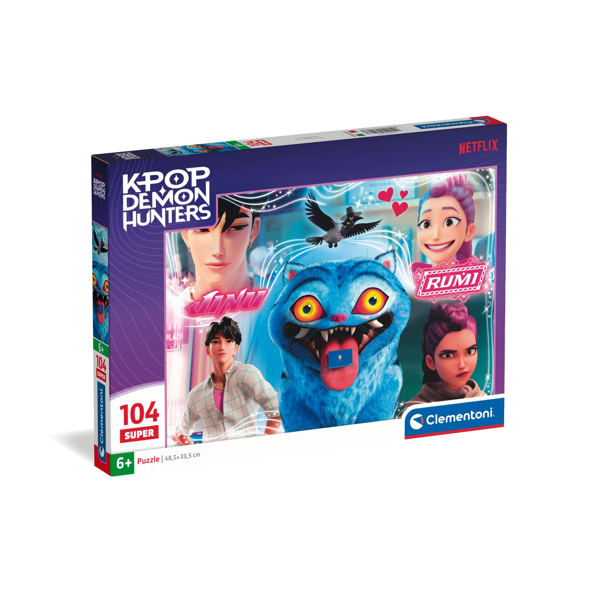 K-Pop Demon Hunters Puzzle Derpy Rumi Jinu 104 XL Piece Puzzle