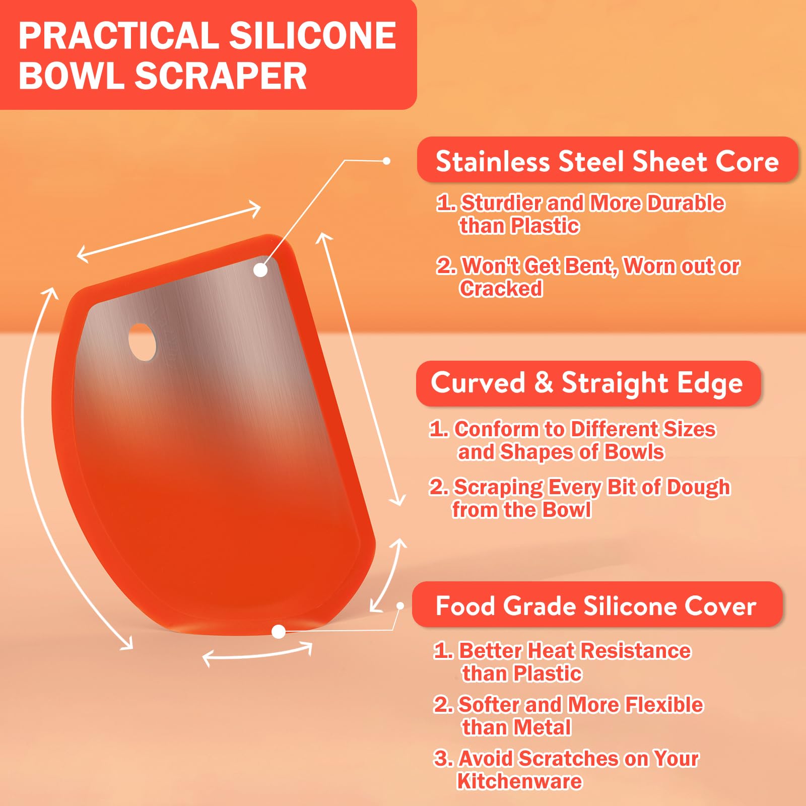 2 gomitoli in silicone per forno olandese, rosso