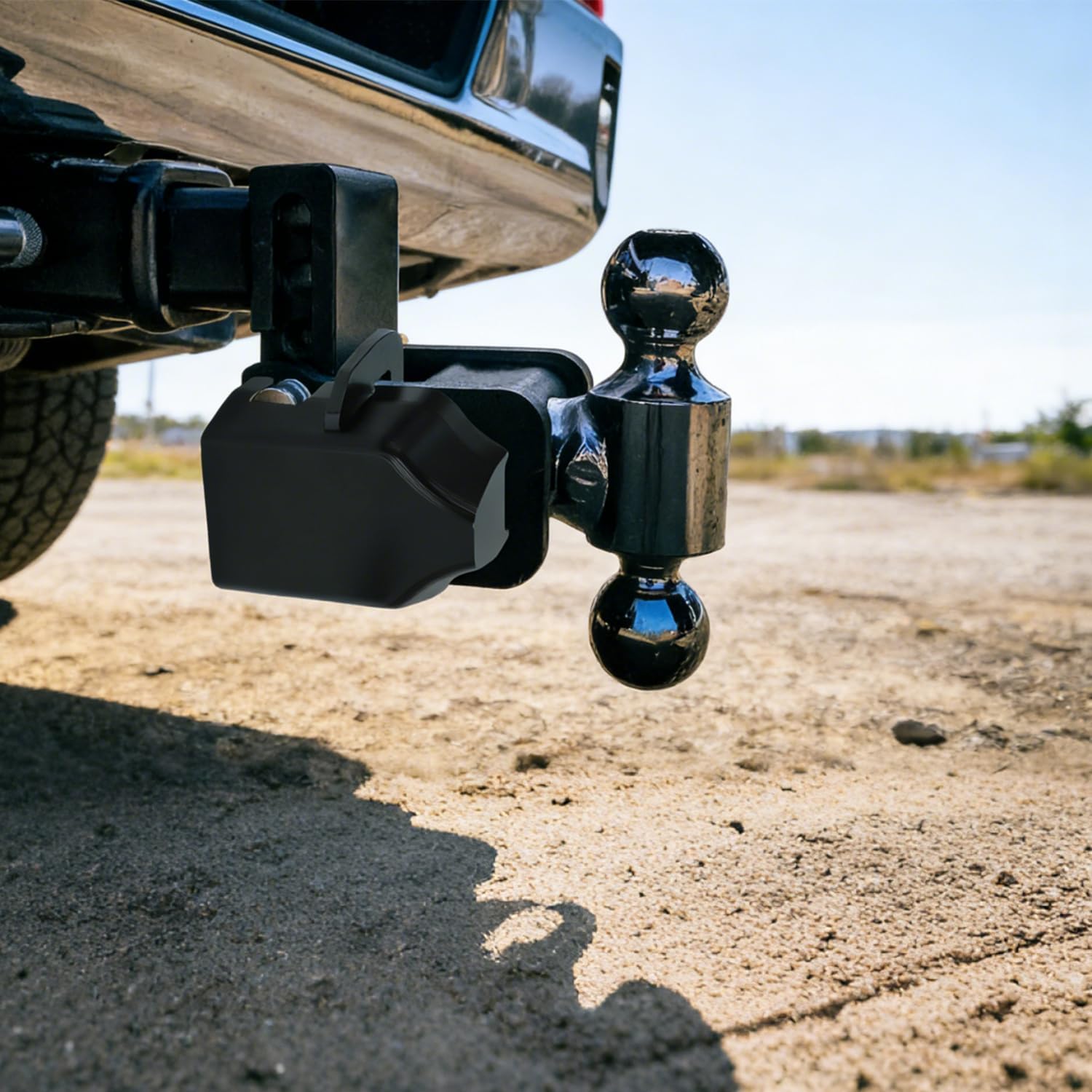 AUTOVIC Trailer Hitch Pin Lock for B&W Trailer Hitches Tow & Stow Series，Adjustment Pin Lock - Hitch Locks with Keys - Enhanced Security - Black - TS51241