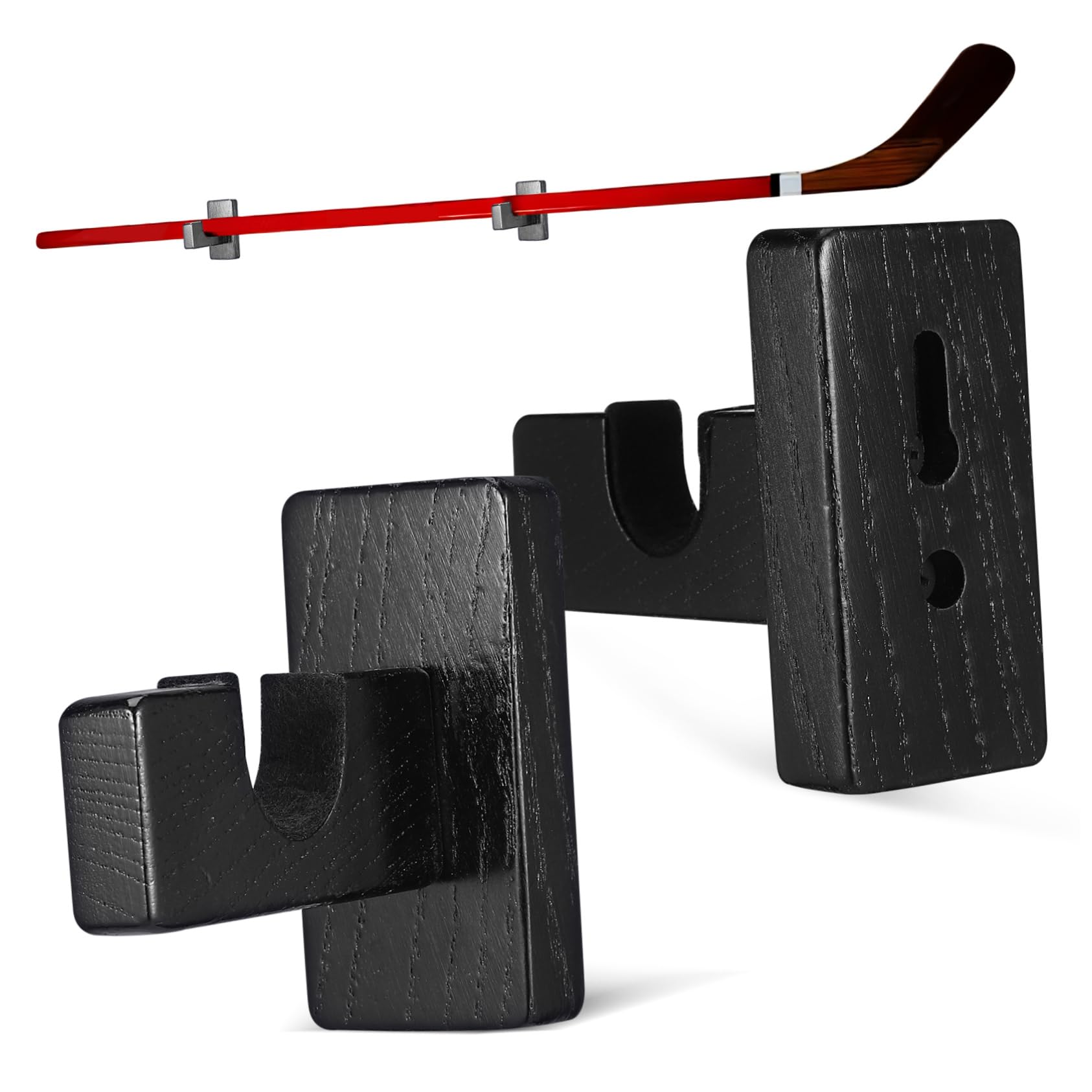 NAMOARLY Hockey Stick Mount Ice Hockey Display Stand Easy Access Hockey Stick Holder Compact Storage