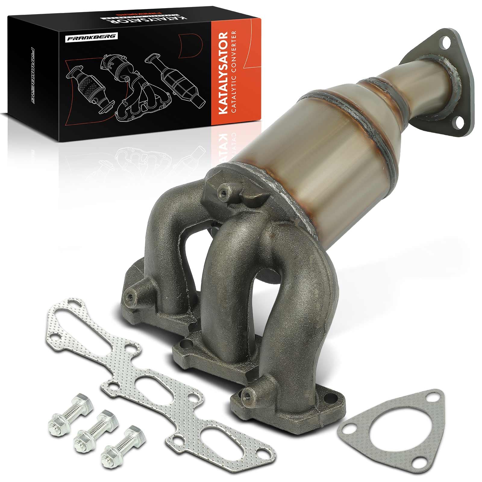 Frankberg Katalysator Benzin Kompatibel mit Agila(A) A H00 1.0 12V 2000-2007 Corsa C F08 F68 Corsa D S07 Replace# 5850108