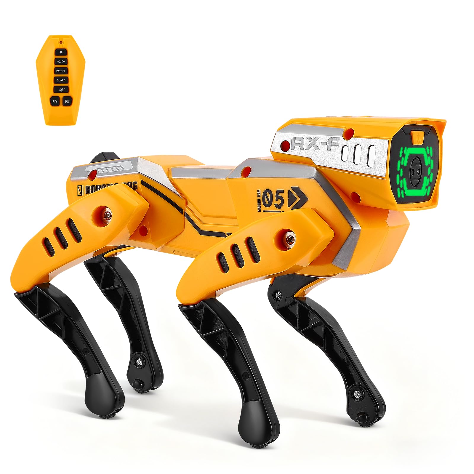Robot para niños,Interactivo Robot Teledirigido con Control,Ojos LED, Música, Juguetes Robots niños y niñas de 3+,Programable Perro Robot Inteligente,Regalo Ideal para Niños