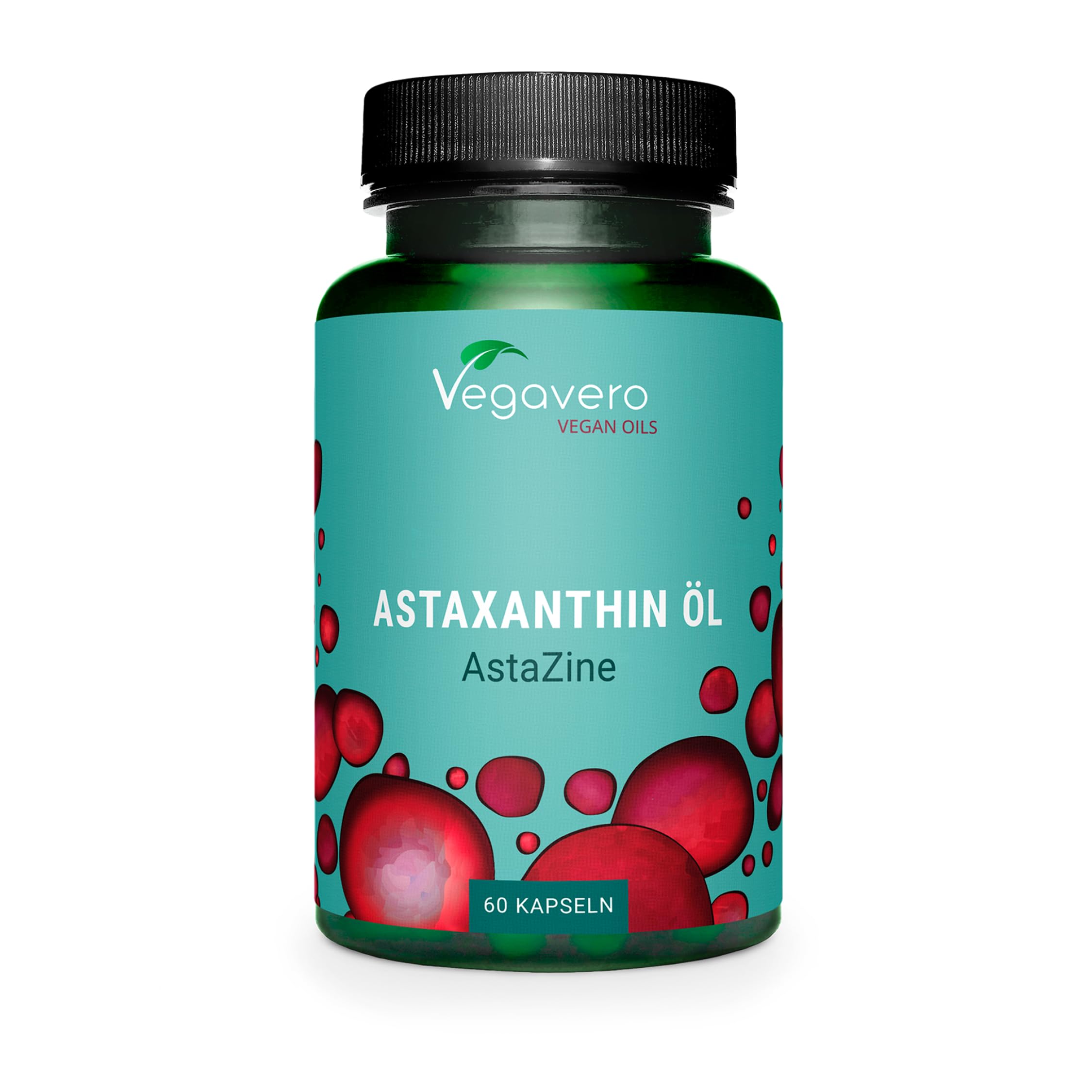 Astaxanthine 8mg PREMIUM Vegavero® | Qualité Supérieure : Huile AstaZine® | 100% Naturelle & Pure | Sans Additifs | Antioxydant Puissant | VEGAN