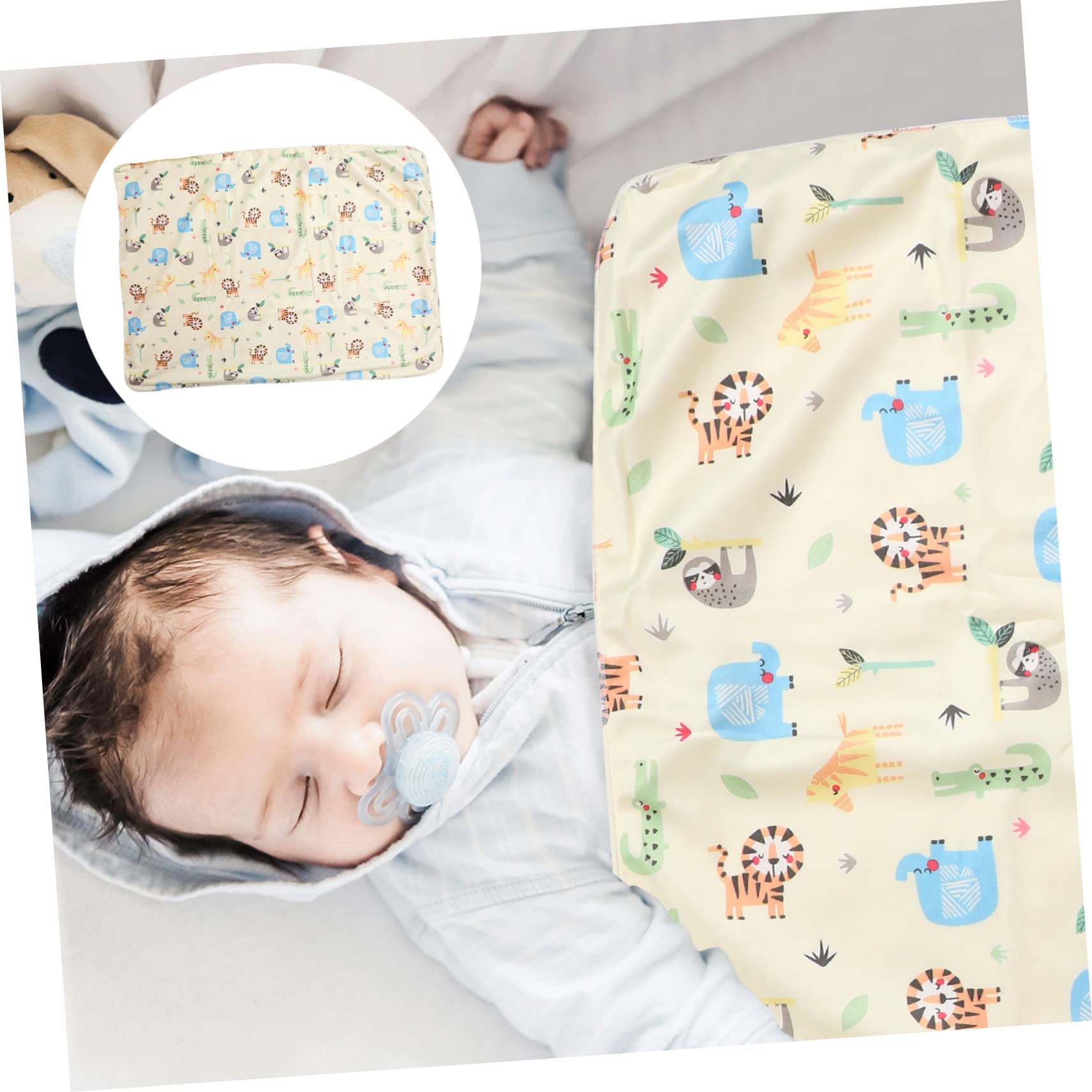 Mikinona Coperta Pieghevole per Bambini in Coral Fleece Gialla | Leggera e Portatile, per Studio o Stanza Climatizzata, Stile Adorabile