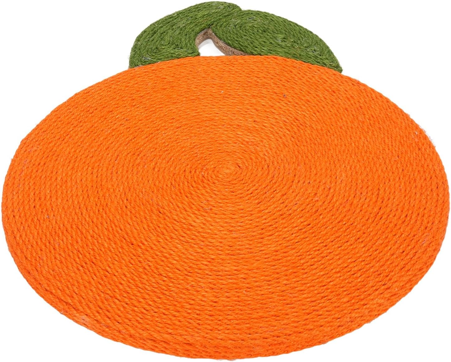 Cat Scratching Pad, Sturdy Jute Wall Mounted Scratcher Mat with Suction Cups, Space Saving Round Cat Scratcher for Indoor Cats Furniture Protection