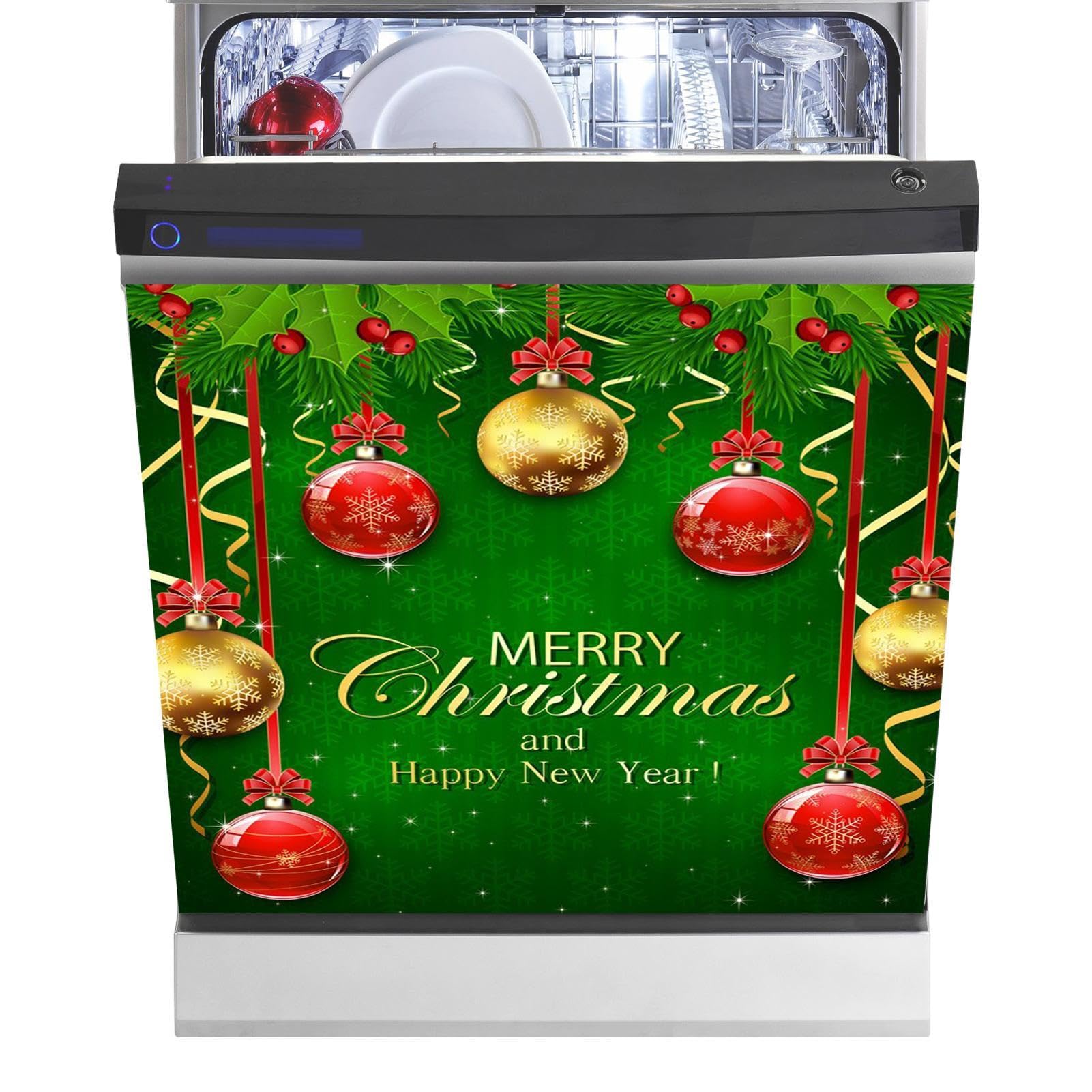Noël machine à laver aimant couverture autocollant protecteur et lavable