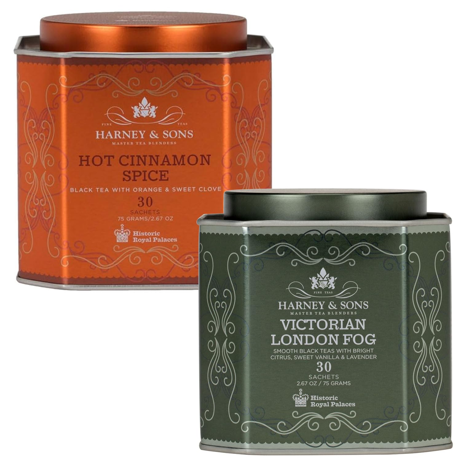 Amazon.com : Harney & Sons Victorian London Fog and Hot Cinnamon
