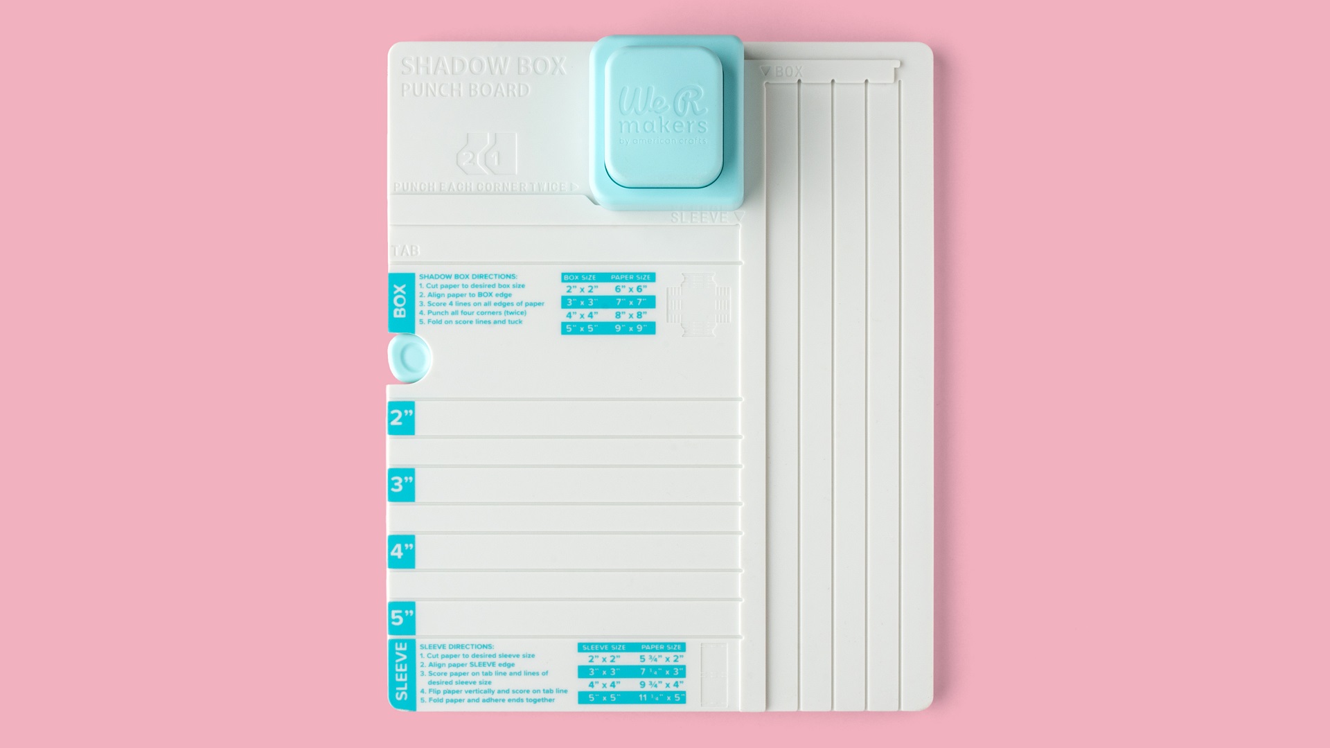 Amazon.com - We R Makers Shadow Box Paper Punch Board - Paper