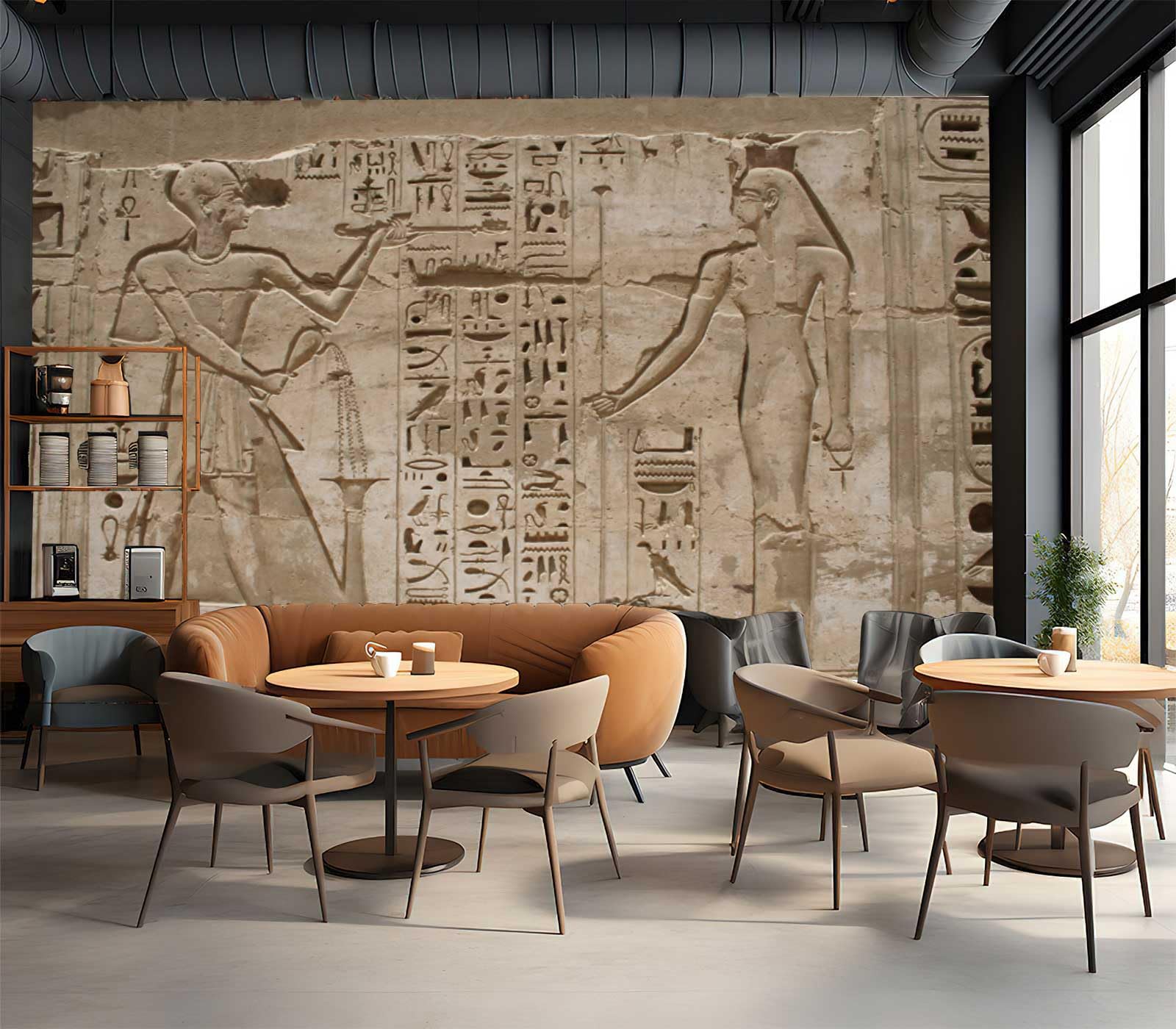 Cliouar-Ancient Egyptian Wall Painting Wall Mural wallpaper-178 x 117