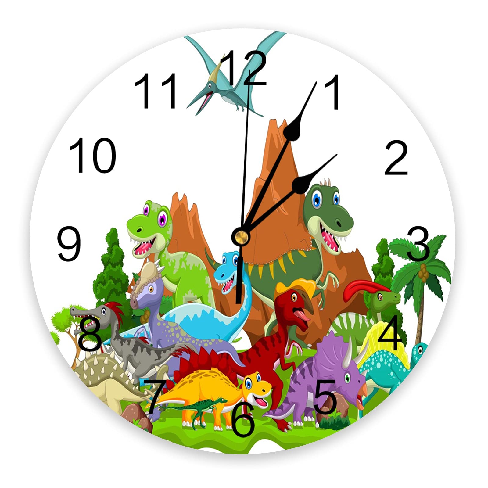 ELD Wanduhren Schwarz-Weiß-Bambus-Wanduhr Wohnkultur Stille Wanduhr Modernes Design Wohnzimmer Dekor Wand Digitaluhr Ostertag Geschenk Freunde Geschenk Uhren