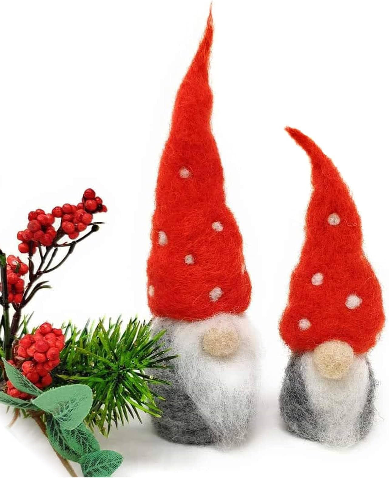 Sponsored Ad – The Crafty Kit Company Needle Felting Craft Kit - Nordic Gnomes | 100% Corriedale Wool DIY Felt Craft Kit – Handmade Gift for Adults, Teens & Beginners | Age 10+