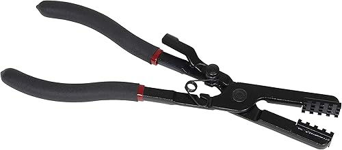 Lisle 17480 Alicates de abrazadera de manguera curvados y rectos