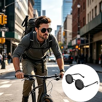 Adjustable Tint Sunglasses, Photochromic Sunglasses with Polarised Lenses, Adjustable Glasses for Driving and Fishing, Outdoor Sports Eyewear with Secure Fit, Fashion Sunglasses for Men and Women
