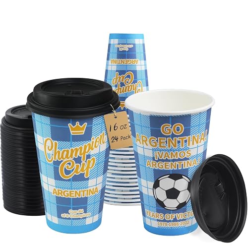 Sowinvent Soccer Party Cups--24~160 Pcs