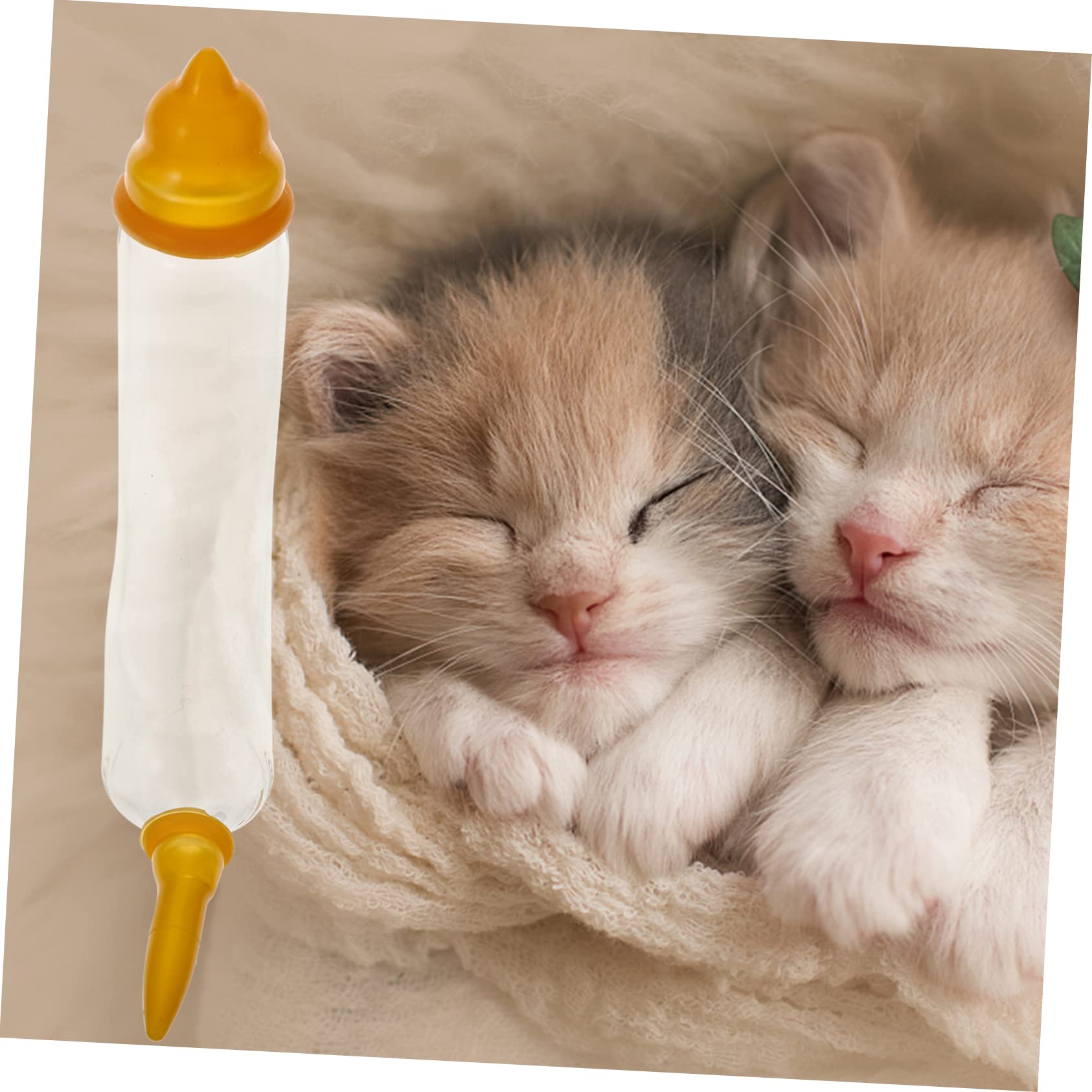 POPETPOP 4 Set per Animali Domestici Neonati Tettarelle Multifunzione per Gatti Sicure per Gatti Alimentatore per Gatti