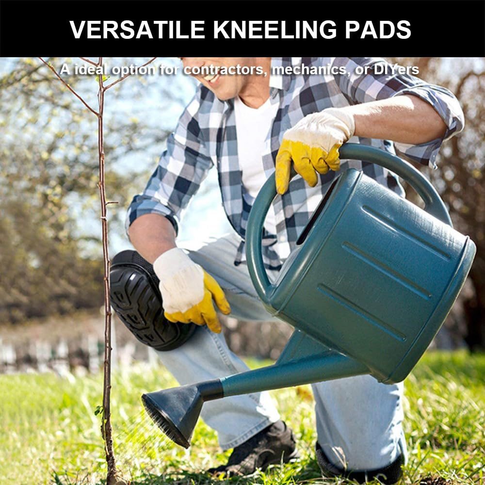 The Roofing Mat Gardening Knee Pads, Adjustable Garden Kneeler Water Resistant Neoprene Thick Kneeling Pad For Yard Gardening House Cleaning Work Purple Waterproof Knee Cover