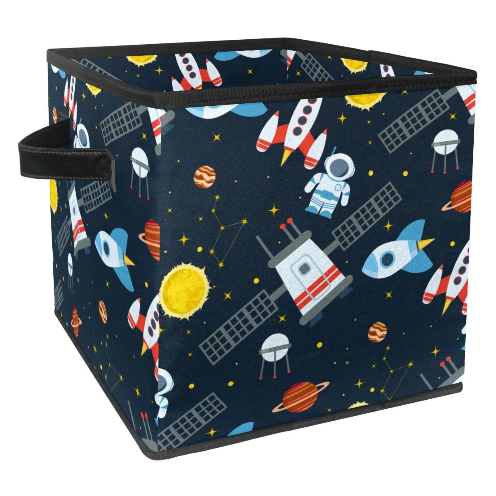 Boîte de rangement jouets en tissu pliable pour optimiser l'espace de la chambre enfant