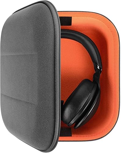 Geekria Shield - Funda para auriculares compatible con Audio-Technica ATH-M50X, ATH-GDL3, funda de repuesto rígida de viaje con almacenamiento de