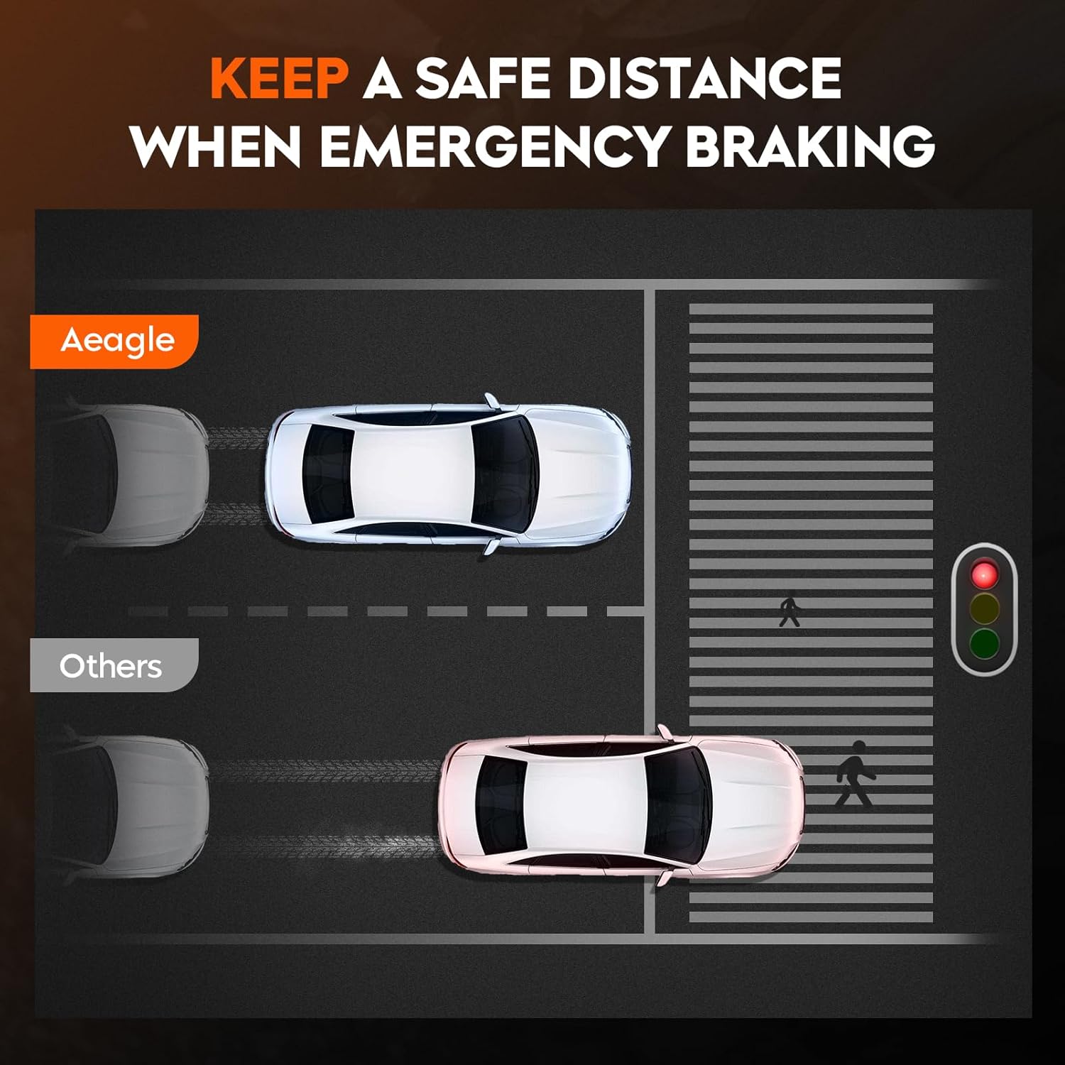 Rear Ceramic Brake Pads Set for Chevy Silverado 1500 2014-2018, Suburban/Tahoe 15-20, for GMC Sierra 1500 2014-2018, for Yukon/Yukon XL 15-20, for Cadillac Escalade/ESV 15-20 4PCS