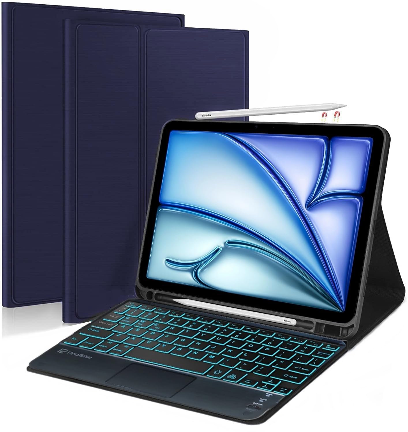 Air 13インチ Pro ProElite TouchPad Keyboard case for Apple iPad Air 13 M4/M3/M2