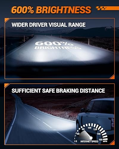 Vista 23 de SEALIGHT Bombilla LED antiniebla H11 H8 H16, 400% de brillo, bombillas LED antiniebla H9 H8, bombillas antiniebla blancas de 6000 K para automóvil