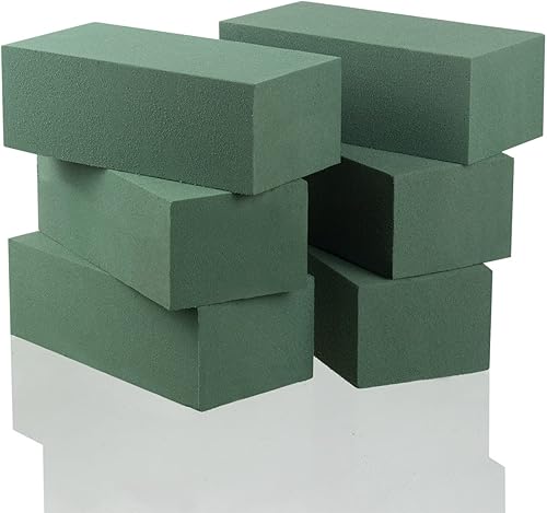 Miniatura 8 de Royal Imports Bloques de espuma floral húmedos y secos para arreglos florales frescos o artificiales ladrillos de espuma de poliestireno florista 2