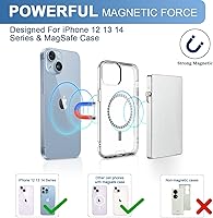 Vista 5 de T-MFY Cartera magnética para tarjetas con imán, soporte para tarjetas de metal con bloqueo RFID, cartera para teléfono